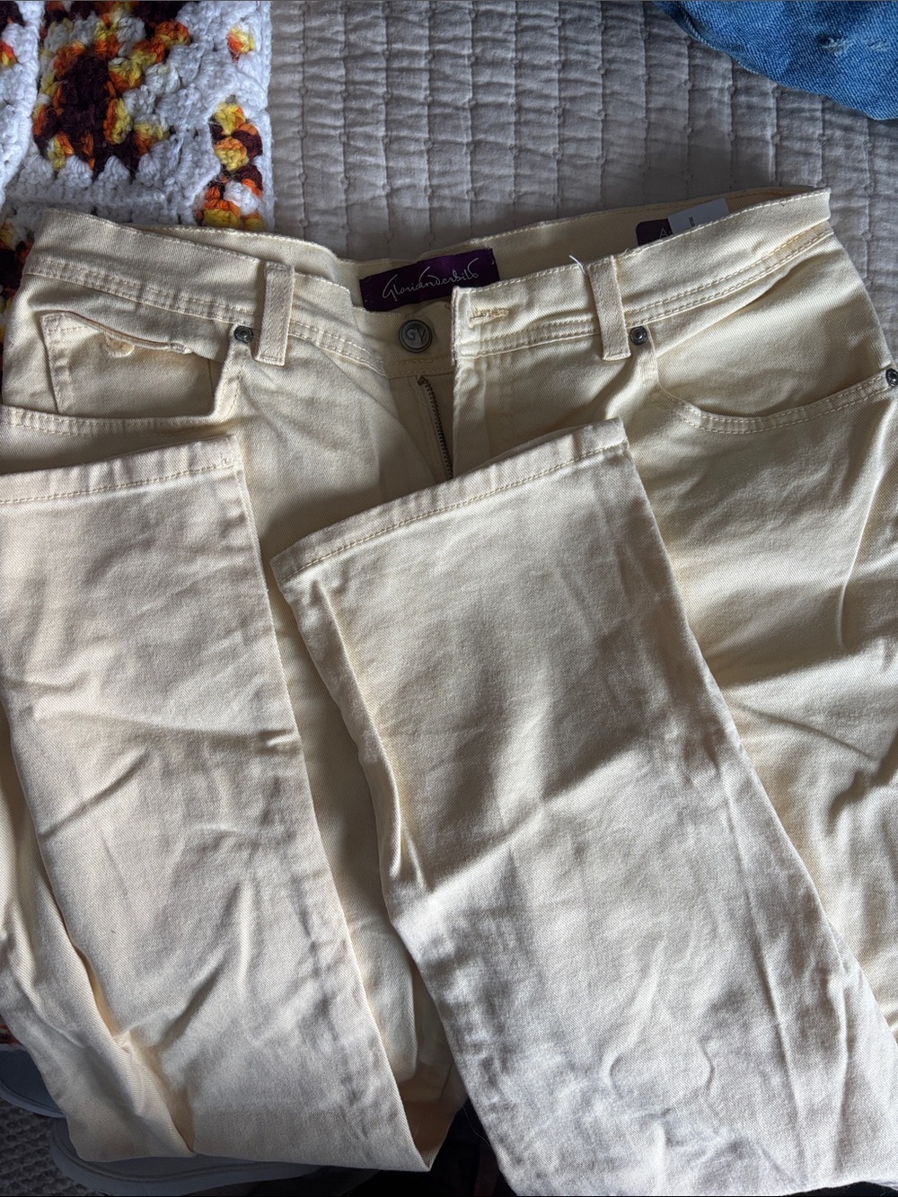 Butter Yellow Gloria Vanderbilt Jeans